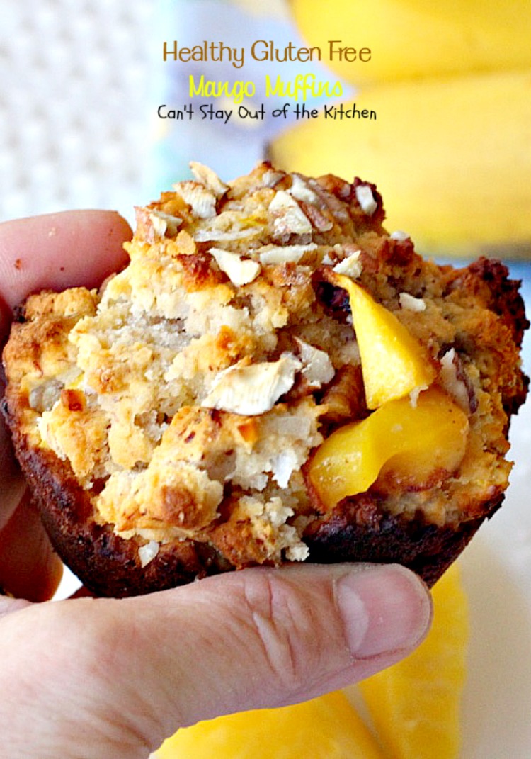 Healthy Gluten Free Mango Muffins - Can&amp;#39;t Stay Out of the Kitchen