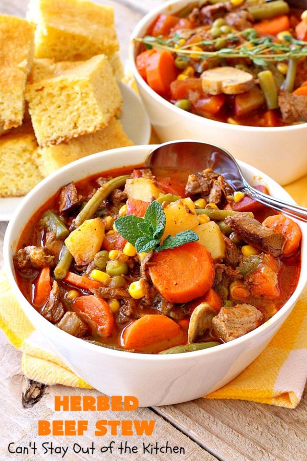 Herbed Beef Stew Can't Stay Out of the Kitchen