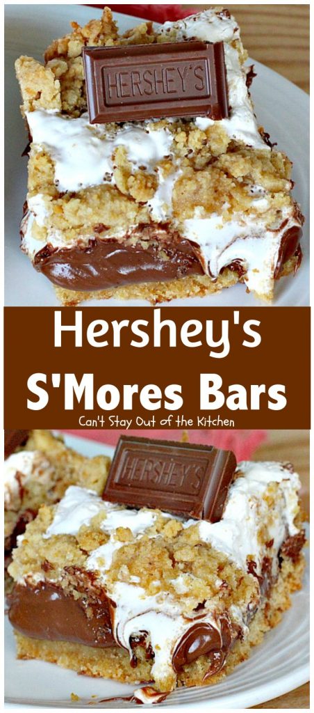 Hershey's S'Mores Bars | Can't Stay Out of the Kitchen