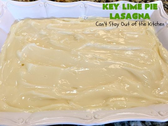 Key Lime Pie Lasagna | Can't Stay Out of the Kitchen | BEST #KeyLimePie #dessert ever! This four-layered dessert is spectacular. It's perfect for #holidays like #MothersDay or #FathersDay. #cheesecake #KeyLime