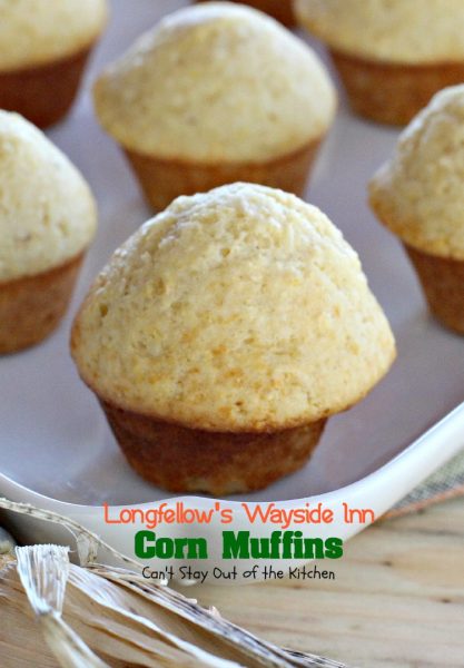 Longfellows Wayside Inn Corn Muffins Cant Stay Out Of The Kitchen