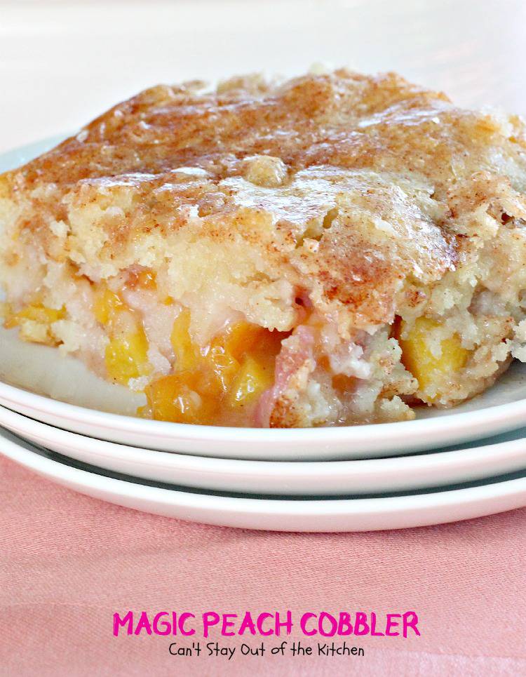 Magic Peach Cobbler Can T Stay Out Of The Kitchen Bloglovin