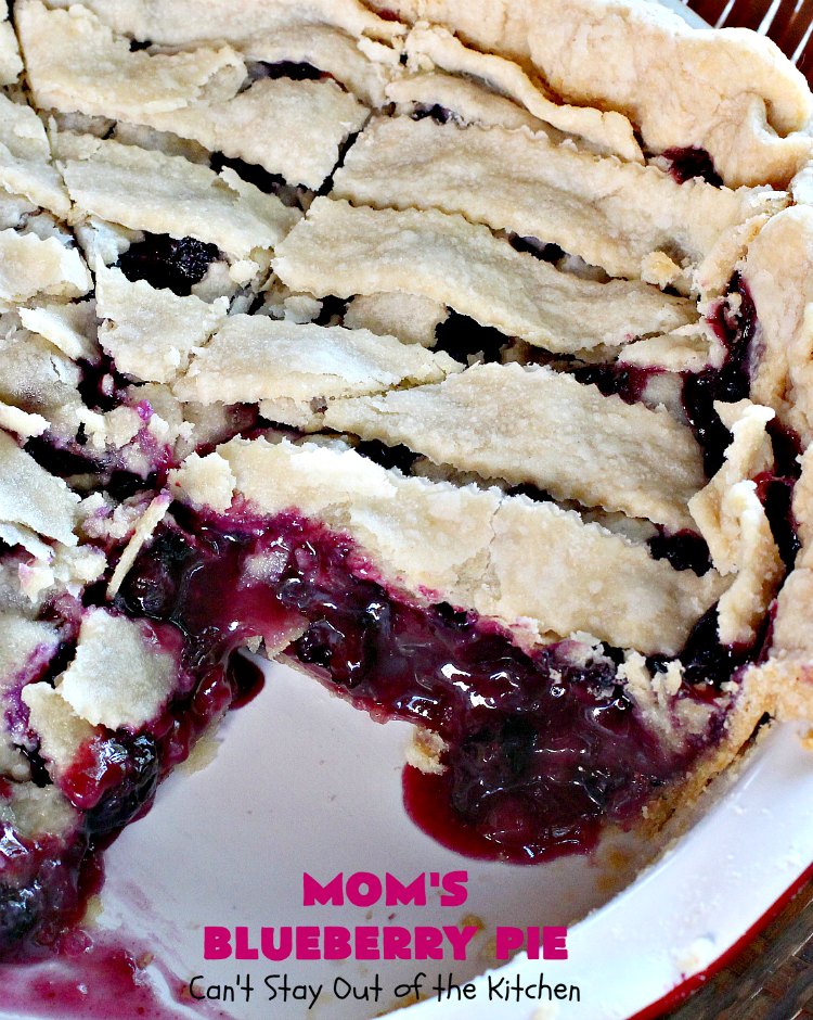 Mom S Blueberry Pie Can T Stay Out Of The Kitchen
