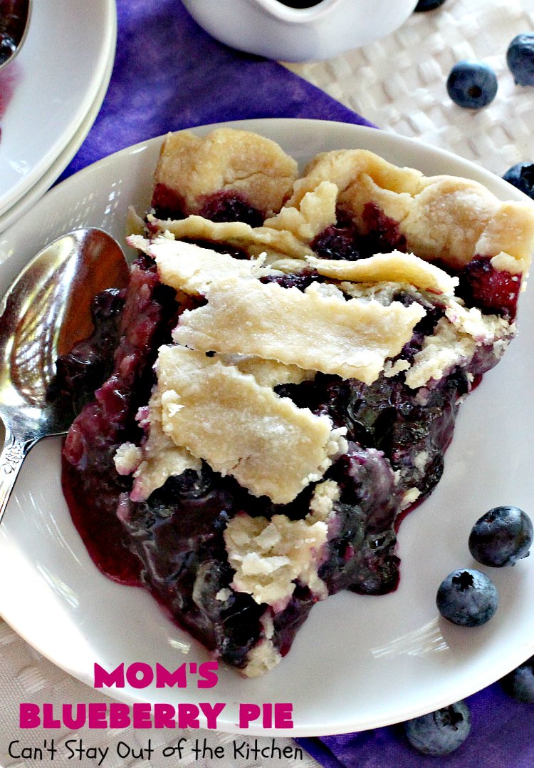 Old Fashioned Blueberry Pie