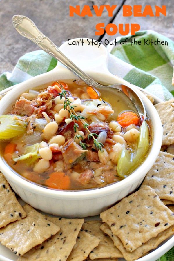 Navy Bean Soup Can't Stay Out of the Kitchen