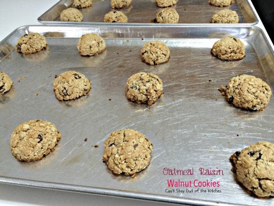 Oatmeal Raisin Walnut Cookies | Can't Stay Out of the Kitchen | an old-fashioned favorite #cookie filled with #raisins #oatmeal and #walnuts. Great for #holiday #baking. #dessert