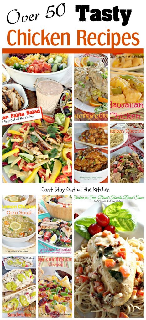 Over 50 Tasty Chicken Recipes Collage