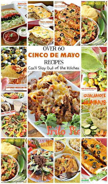 Over 60 Cinco de Mayo Recipes Collage