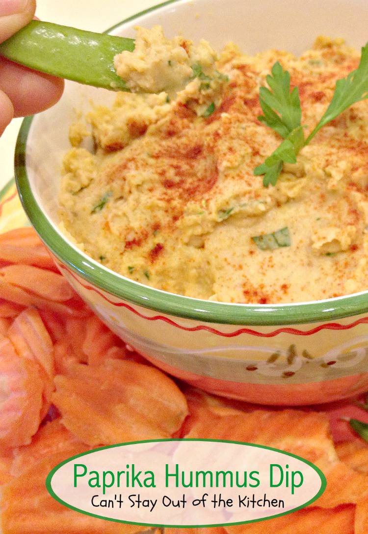 Paprika Hummus Dip Recipe Pix 15 437 Can't Stay Out of the Kitchen