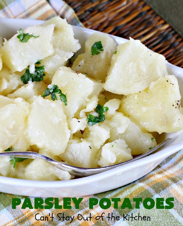 Easy Steamed Parsley New Potatoes - Great Eight Friends