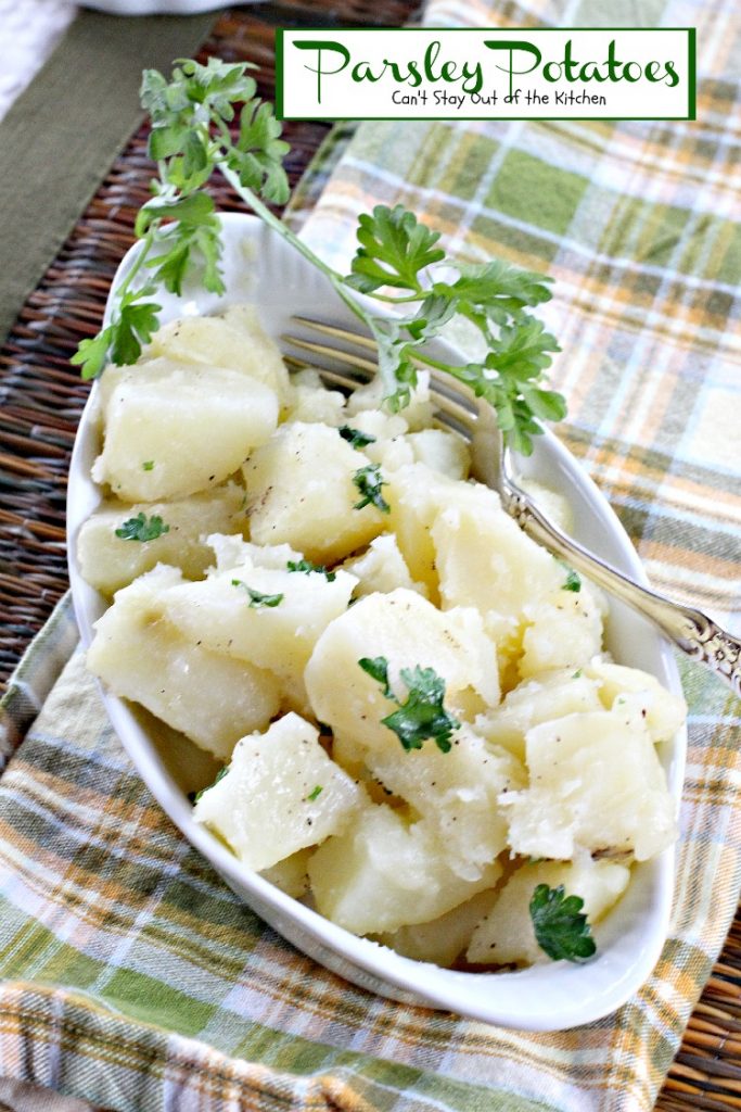 Parsley Potatoes Can't Stay Out of the Kitchen