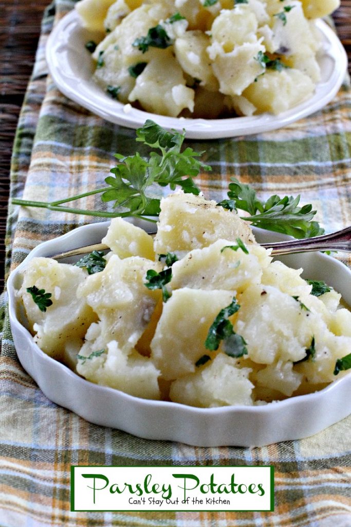 Parsley Potatoes Can't Stay Out of the Kitchen