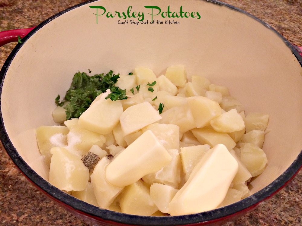 Parsley Potatoes Can't Stay Out of the Kitchen