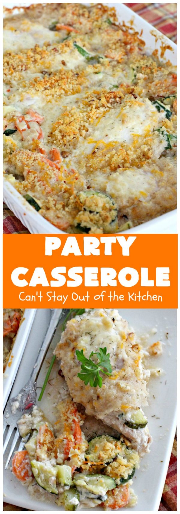 Party Casserole Can't Stay Out of the Kitchen