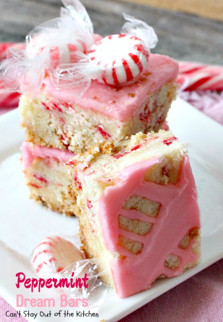 Peppermint Dream Bars - Can't Stay Out of the Kitchen