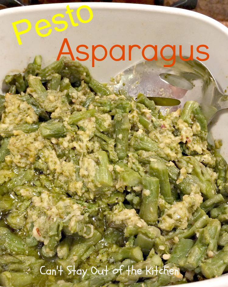 Pesto Asparagus Can't Stay Out of the Kitchen