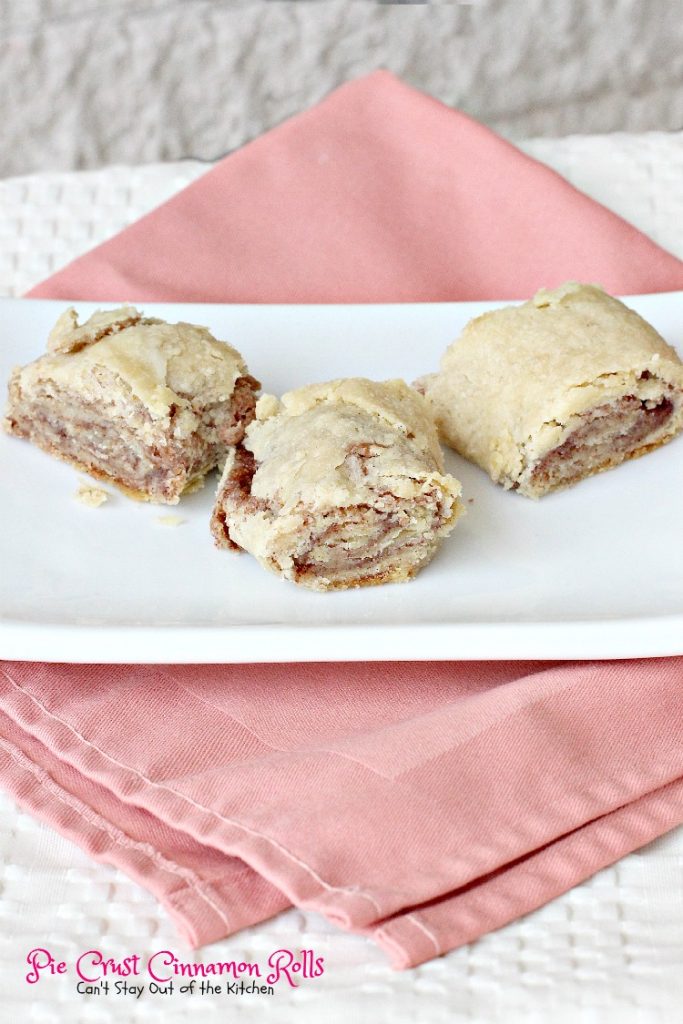 Pie Crust Cinnamon Rolls Can't Stay Out of the Kitchen