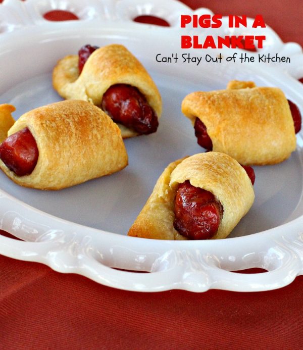 Pigs in a Blanket Can't Stay Out of the Kitchen