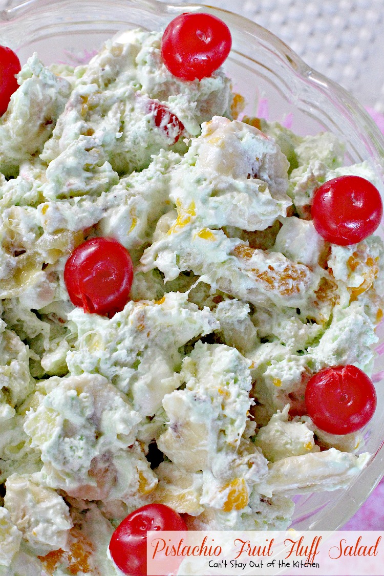 Pistachio Fruit Salad With Cottage Cheese