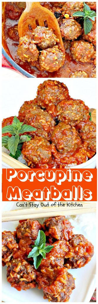 Porcupine Meatballs | Can't Stay Out of the Kichen