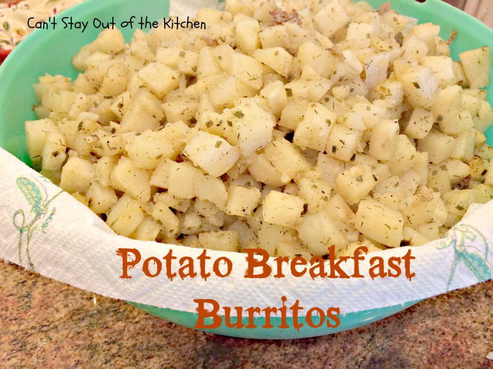 Potato Breakfast Burritos Can't Stay Out of the Kitchen