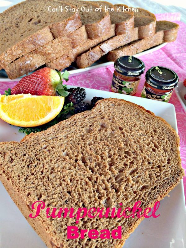 Pumpernickel Bread Can't Stay Out of the Kitchen
