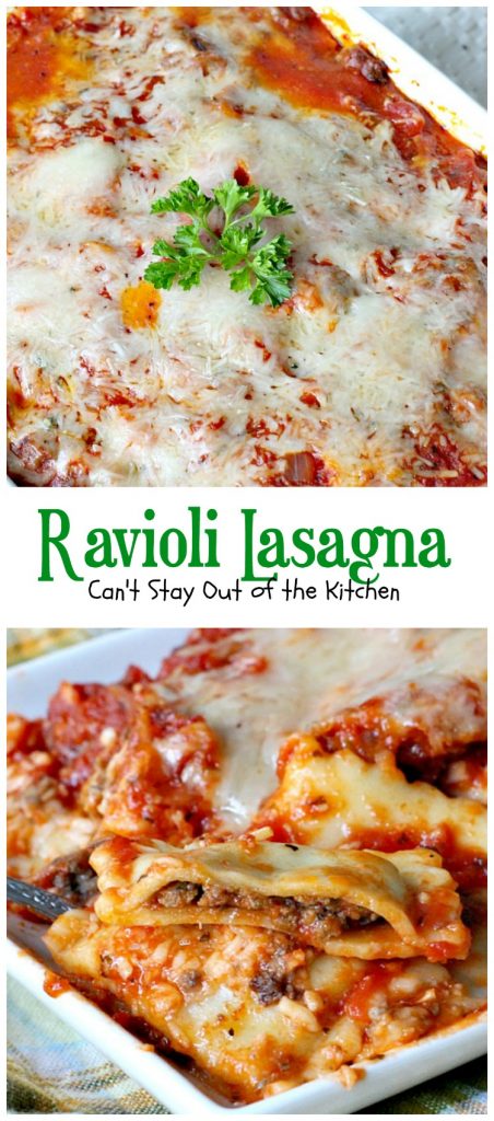 Ravioli Lasagna | Can't Stay Out of the Kitchen