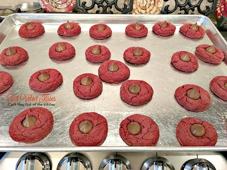 Red Velvet Kisses Can't Stay Out of the Kitchen