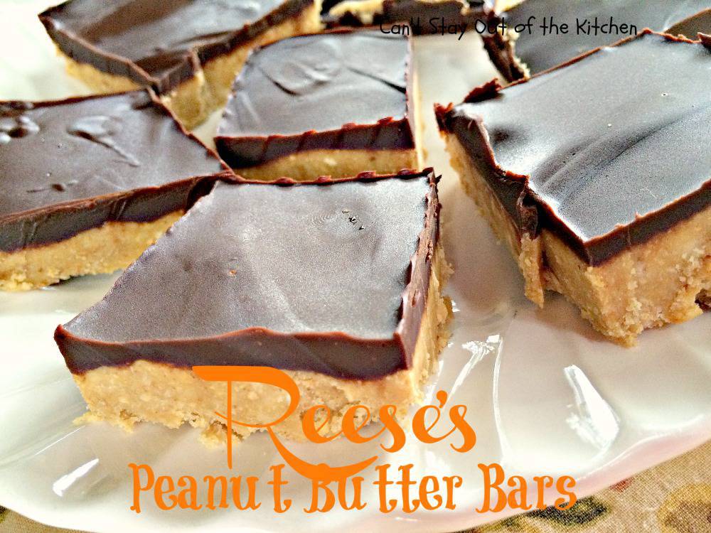 Reese's Peanut Butter Bars Can't Stay Out of the Kitchen
