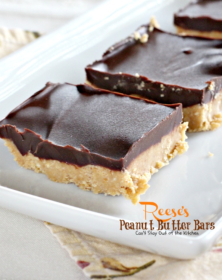 Reese's Peanut Butter Bars Can't Stay Out of the Kitchen