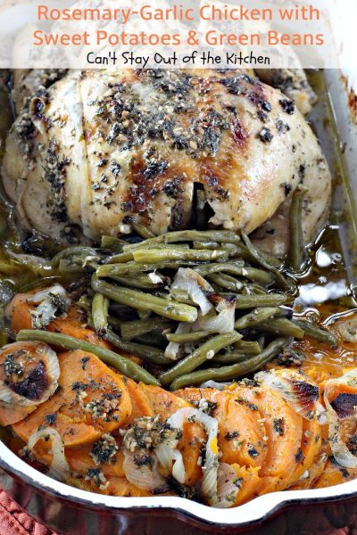 Rosemary-Garlic Chicken with Sweet Potatoes and Green Beans - IMG_1249