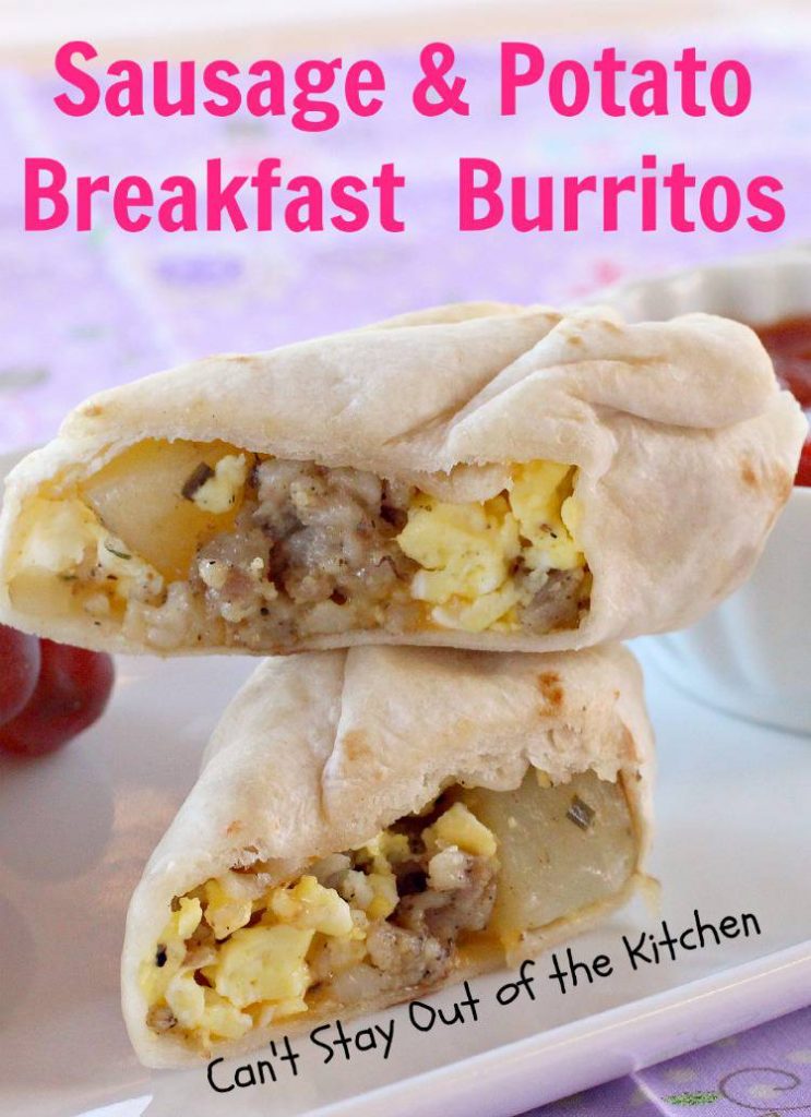 Sausage and Potato Breakfast Burritos Can't Stay Out of the Kitchen