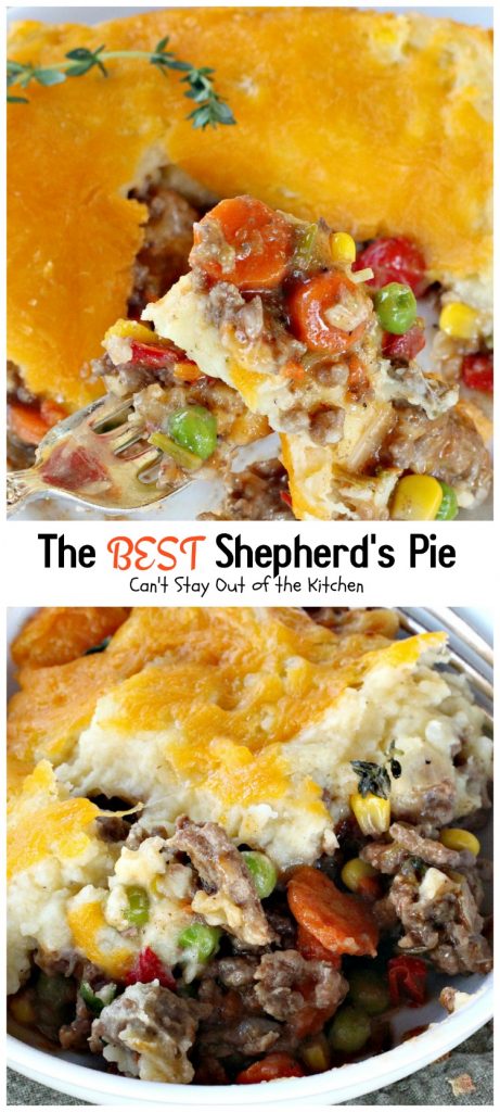 Shepherd's Pie Collage