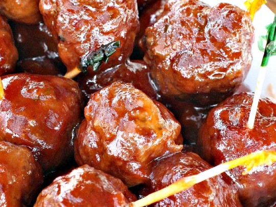 Slow Cooker Cocktail Meatballs Cant Stay Out Of The Kitchen