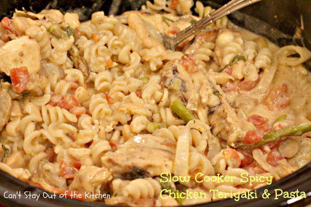 Slow Cooker Spicy Chicken Pasta Cant Stay Out Of The Kitchen 5745