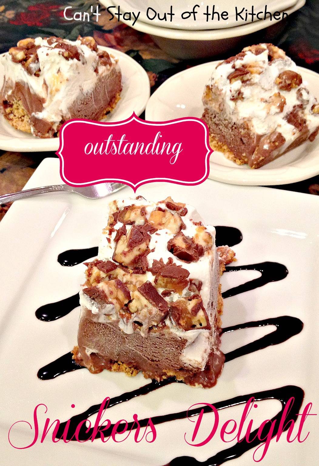 Snickers Delight Can't Stay Out of the Kitchen