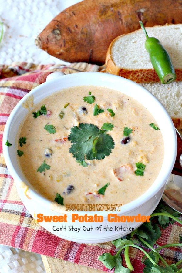 Southwest Sweet Potato Chowder Cant Stay Out Of The Kitchen 9495