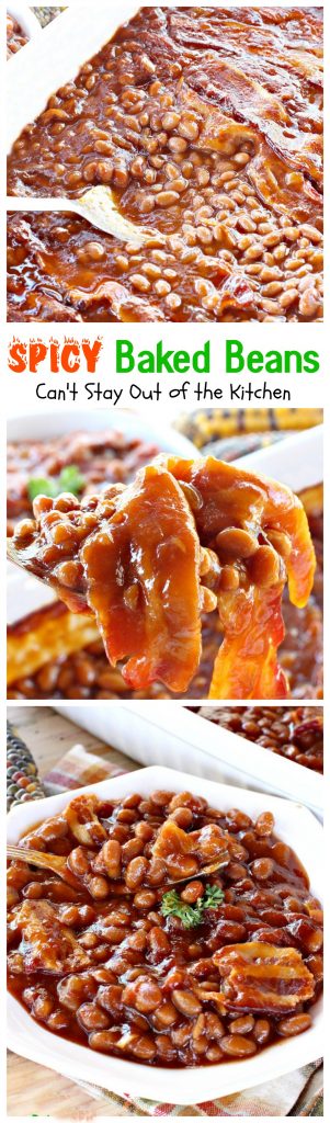 Spicy Baked Beans | Can't Stay Out of the Kitchen