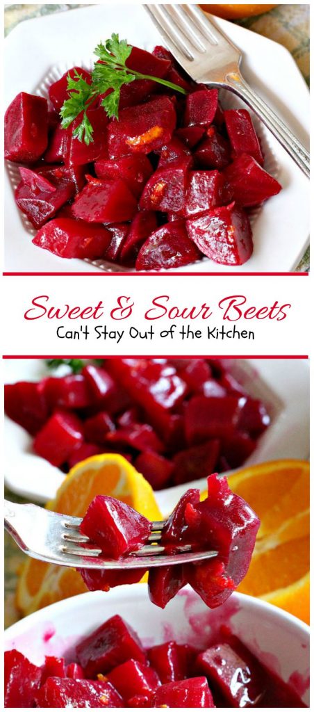 Sweet & Sour Beets | Can't Stay Out of the Kitchen