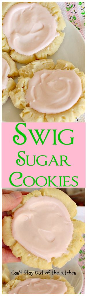 Swig Sugar Cookies | Can't Stay Out of the Kitchen 