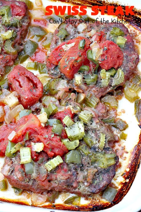 Swiss Steak Can't Stay Out of the Kitchen