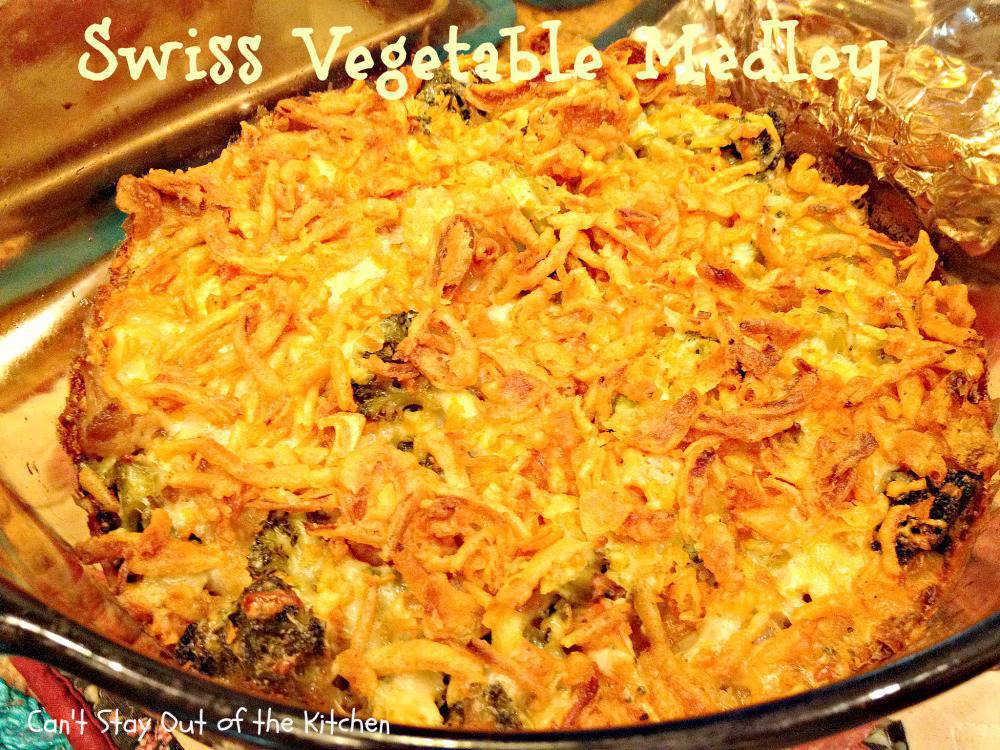 Swiss Vegetable Medley Can't Stay Out of the Kitchen