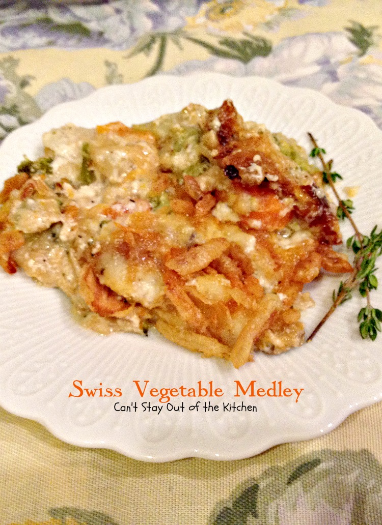 Swiss Vegetable Medley Can't Stay Out of the Kitchen