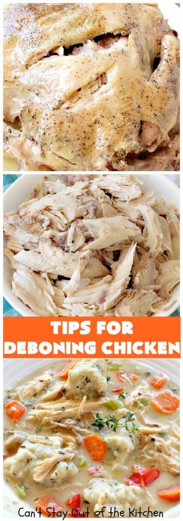 Tips for Deboning Chicken | Can't Stay Out of the Kitchen