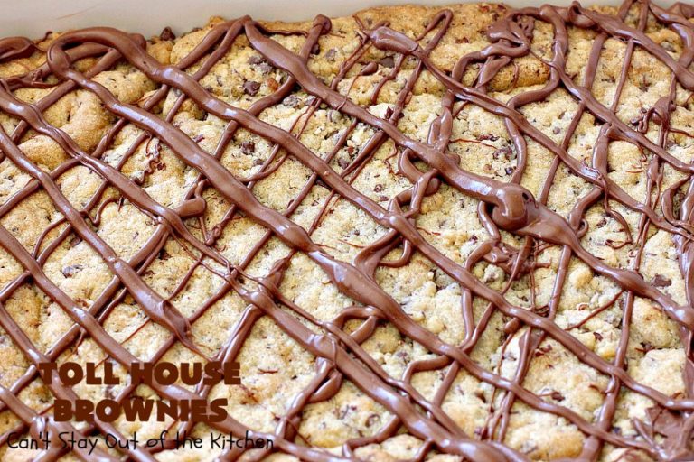 Toll House Brownies Can't Stay Out of the Kitchen