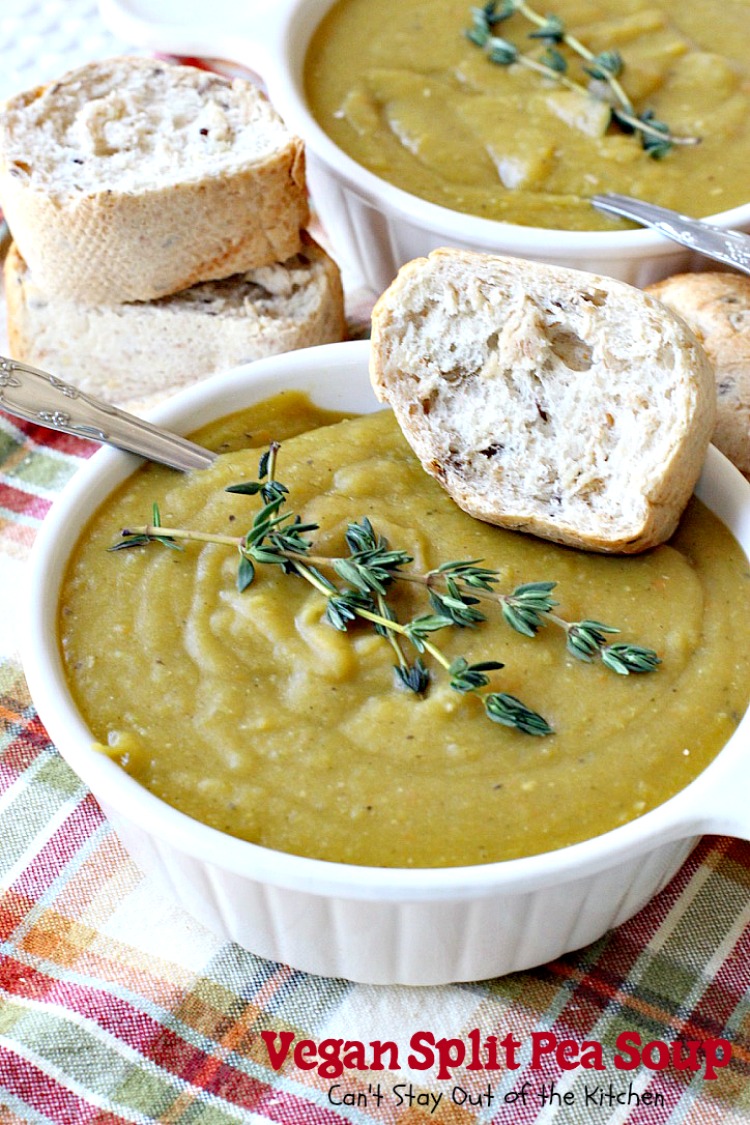 Vegan Split Pea Soup – A Simple Palate