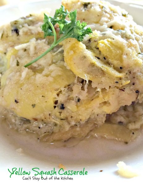 Yellow Squash Casserole | Can't Stay Out of the Kitchen
