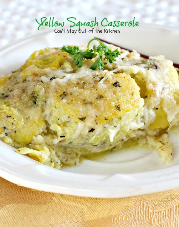 Yellow Squash Casserole Can't Stay Out of the Kitchen
