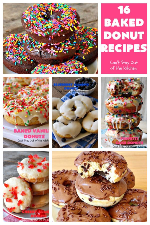 Baked Donut Recipes – Can't Stay Out of the Kitchen