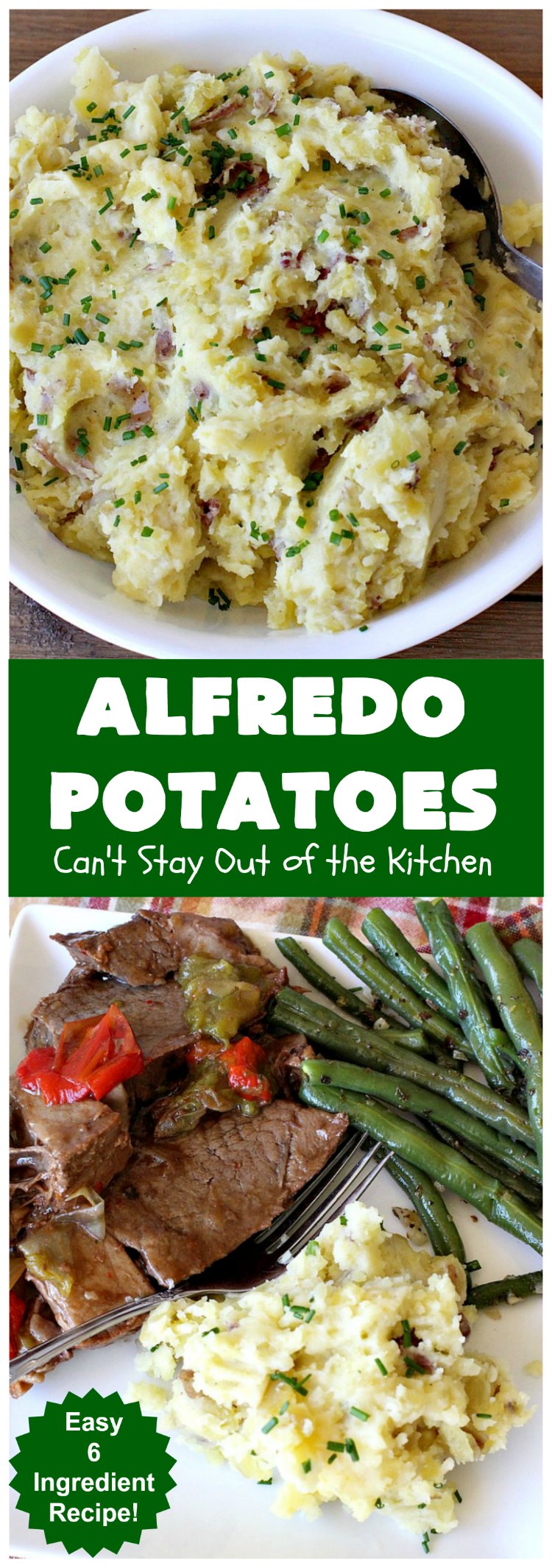 Alfredo Potatoes | Can't Stay Out of the Kitchen